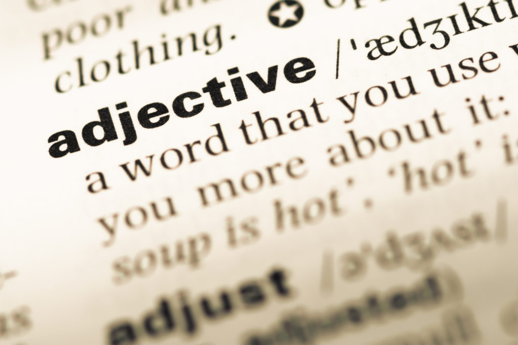 adjectives

