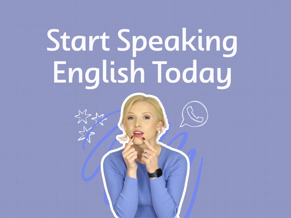 Lucy encouraging beginners to start speaking English with confidence